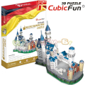 3D Puzzles Cubic Fun - Пазел 121ч. Neuschwanstein Castle